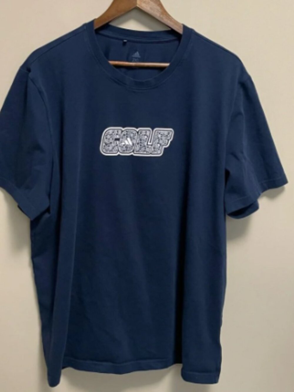 Adidas Golf Navy Blue Graphic Tee